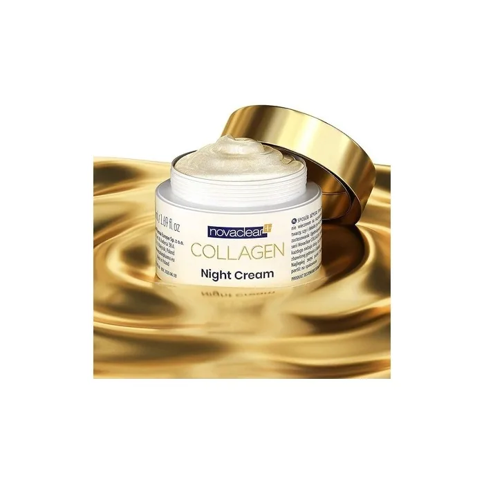 Collagen Night Cream with Marine Collagen and Active Gold