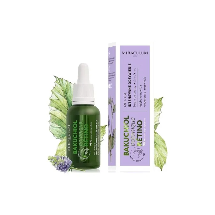 Miraculum Bakuchiol Anti-Aging Regenerating Day and Night Face Serum