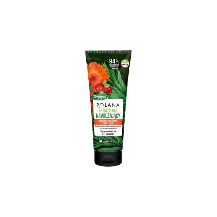 Herbapol Polana Moisturizing Hand Cream Cranberry & Marigold & Argan Oil 75ml