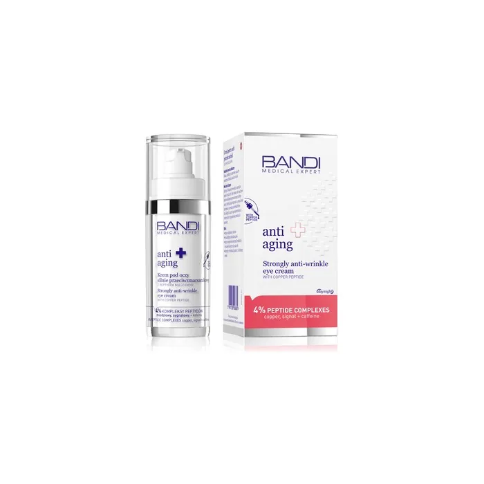 Strongly anti-wrinkle eye cream with copper peptide