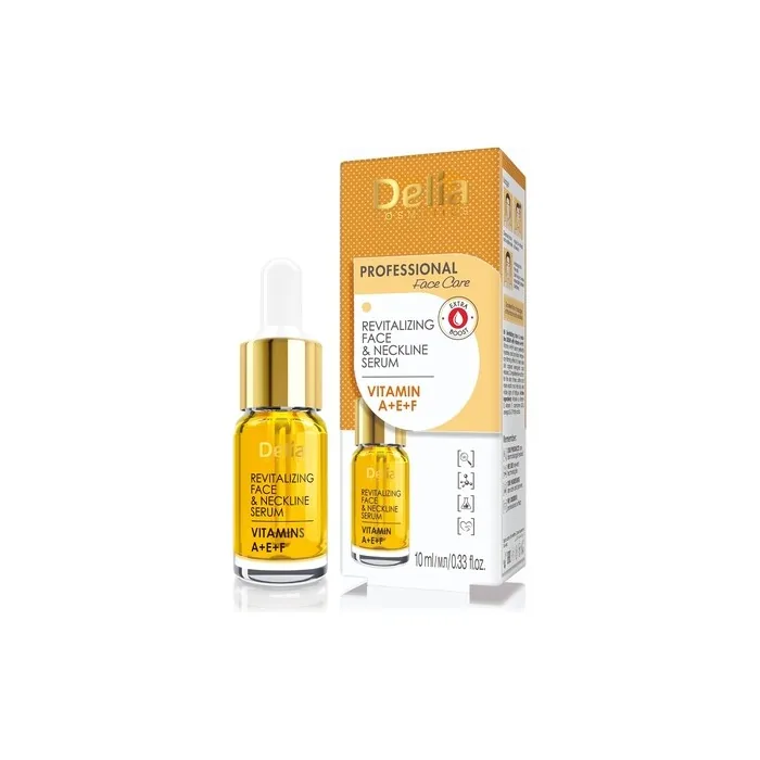 Delia Cosmetics Vitamins A+E+F Serum Intensive Anti-wrinkle and Revitalizing Treatment for all Skin Types 10ml