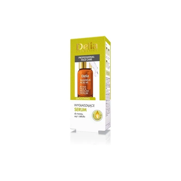 Professional Face Care Smoothing Serum For Face, Neck, And Decollete With Almond Acid 10ml