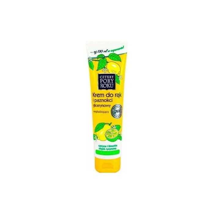 Cztery Pory Roku Glycerin Hand Cream Lemon 130ml Hand Cosmetics