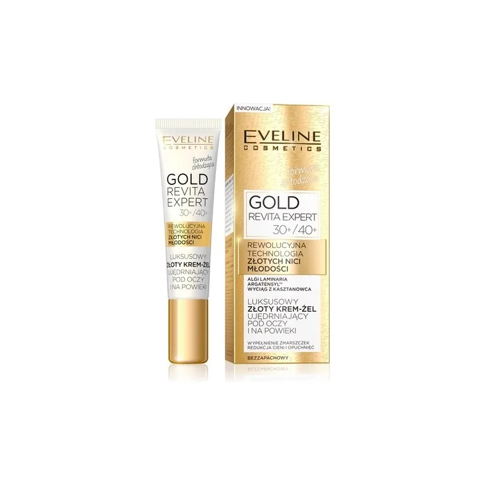 Eveline Gold Revita Expert 30+/40+ Luxury Firming Gel Cream For Eyes And Eyelids 15ml