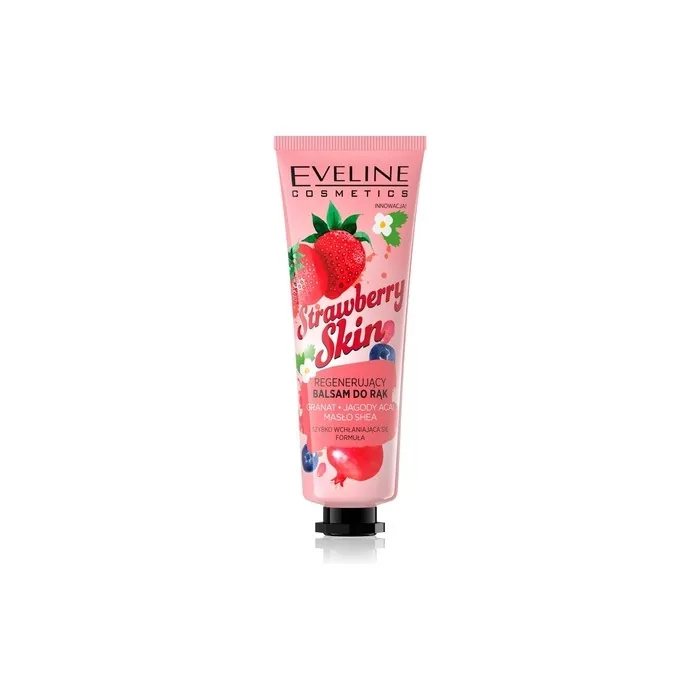 Eveline Cosmetics Strawberry Skin Regenerating Hand Balm - Strawberry Scented