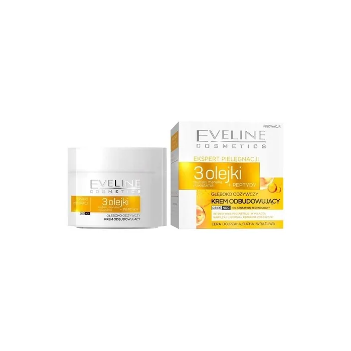 Eveline Cosmetics Skin Care Expert 3 Oils Intensively Nourishing Building Cream 50ml