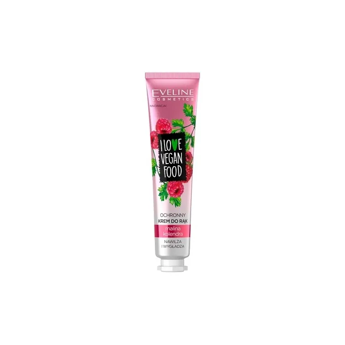 I Love Vegan Food Protective Hand Cream Raspberry & Coriander 50ml