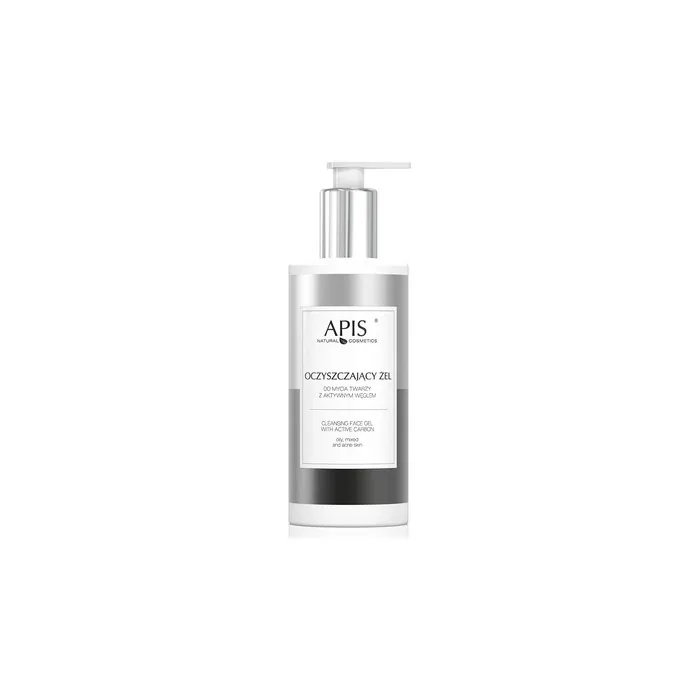Apis Cleansing Gel For Face Washing With Activated Charcoal 300ml