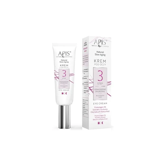 Apis Natural Slow Aging Rejuvenating Eye Cream Step 3 15ml