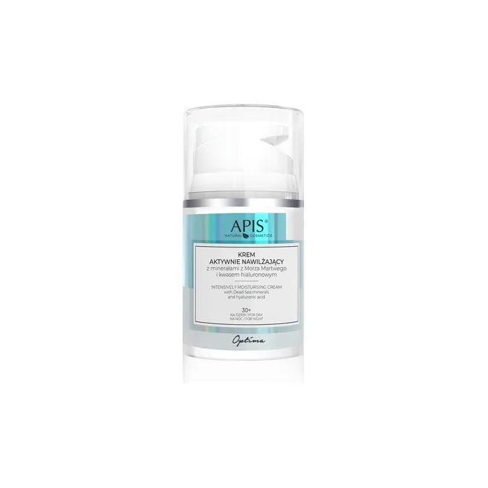 Apis Active Moisturizing Cream With Minerals From The Dead Sea And Hyaluronic Acid 30+ 50ml