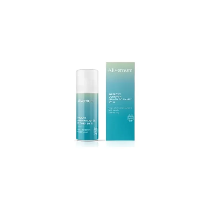 Allvernum Barrier Protective Creamgel For Face Spf 50 50 Ml