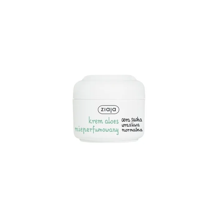 Ziaja Bio Aloe Vera Cream Unscented For Dry Sensitive Normal Skin 50ml