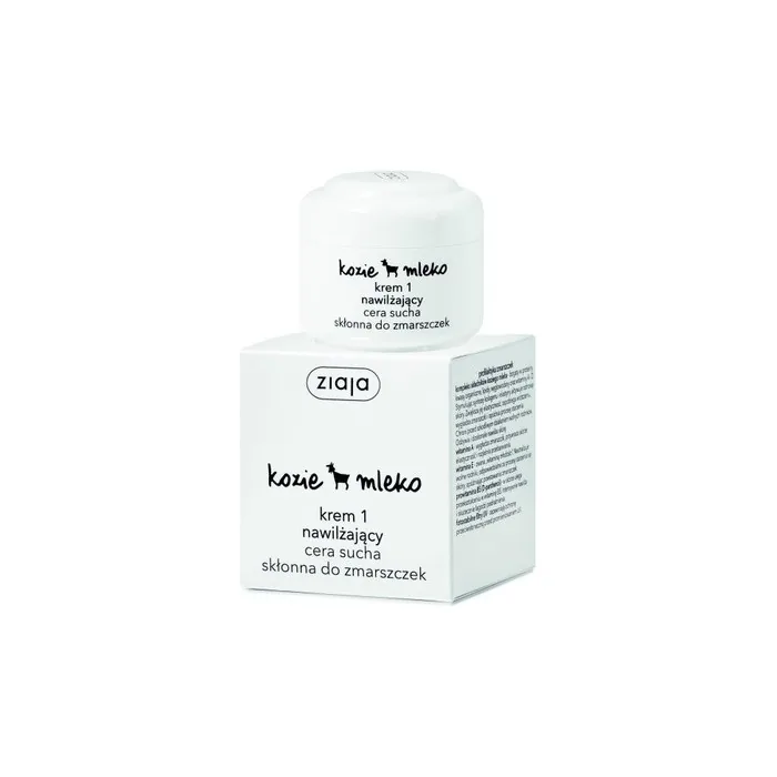 Ziaja Goat's Milk Moisturizing Cream For Dry Skin Prone To Wrinkles 50ml