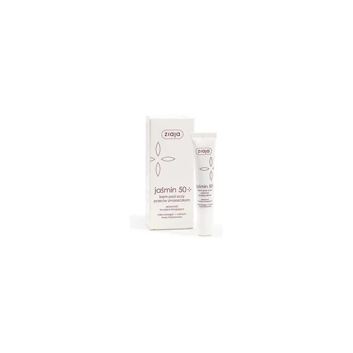 Ziaja Jasmine 50+ Eye Cream And Eyelid Cream Against Wrinkles 15ml