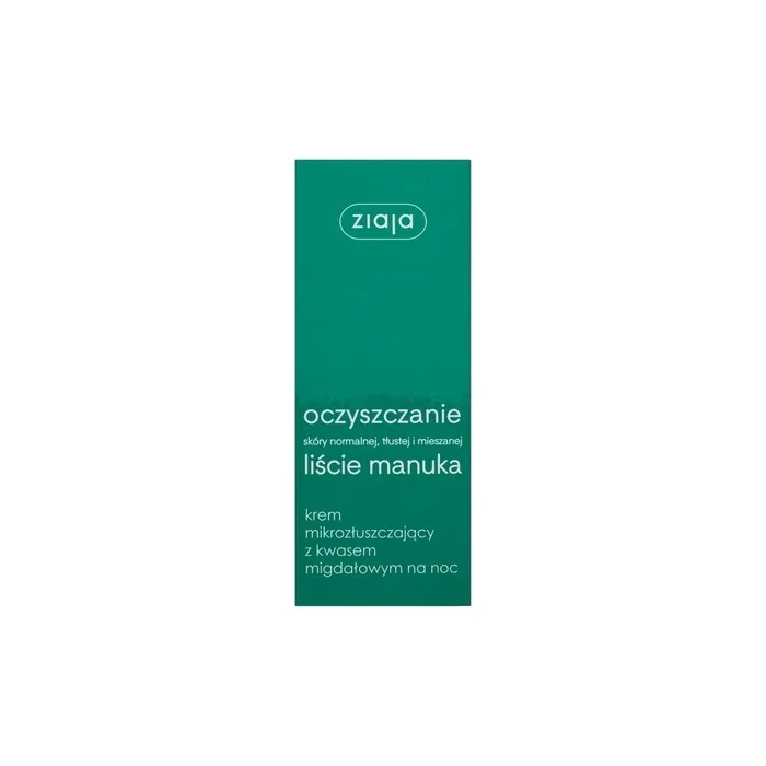Ziaja Manuka Leaf Cleansing Micro-Exfoliating Cream With Almond Acid For Night Use 50ml