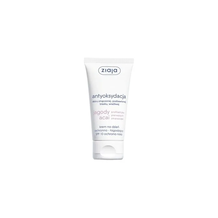 Ziaja Acai Berries Spf10 Antioxidant Protective And Soothing Cream For Tired Skin Lacking Radiance 50ml