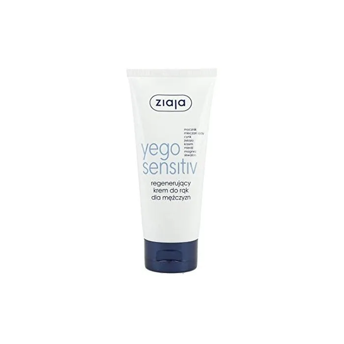 Ziaja Yego Sensitive Regenerating Hand Cream For Men 75 Ml