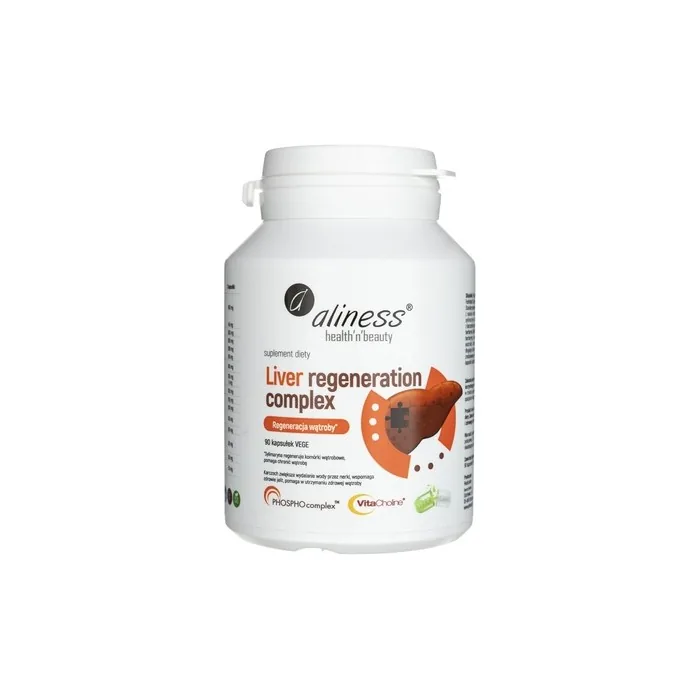 Aliness Liver Regeneration Complex 90 Capsules - Phosphocomplex - Essentiale