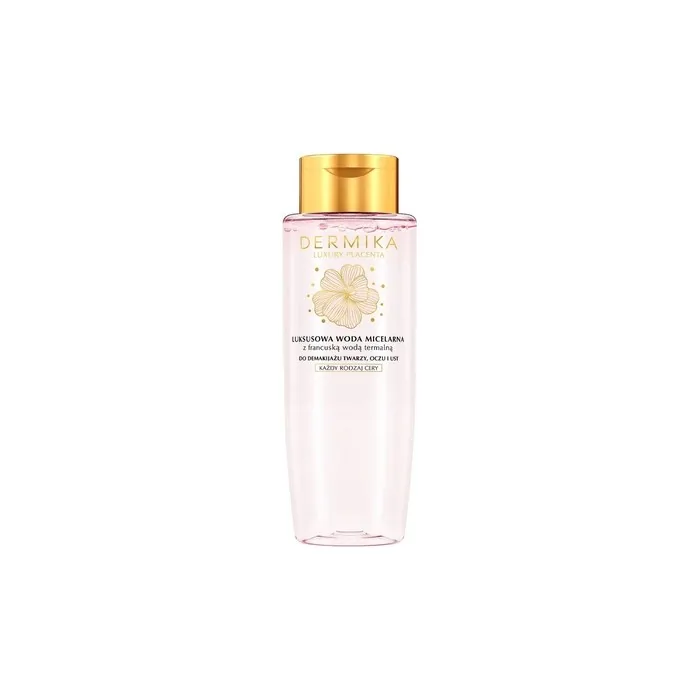 Dermika Luxury Placenta Micellar Water For Makeup Removal With French Thermal Water 400ml
