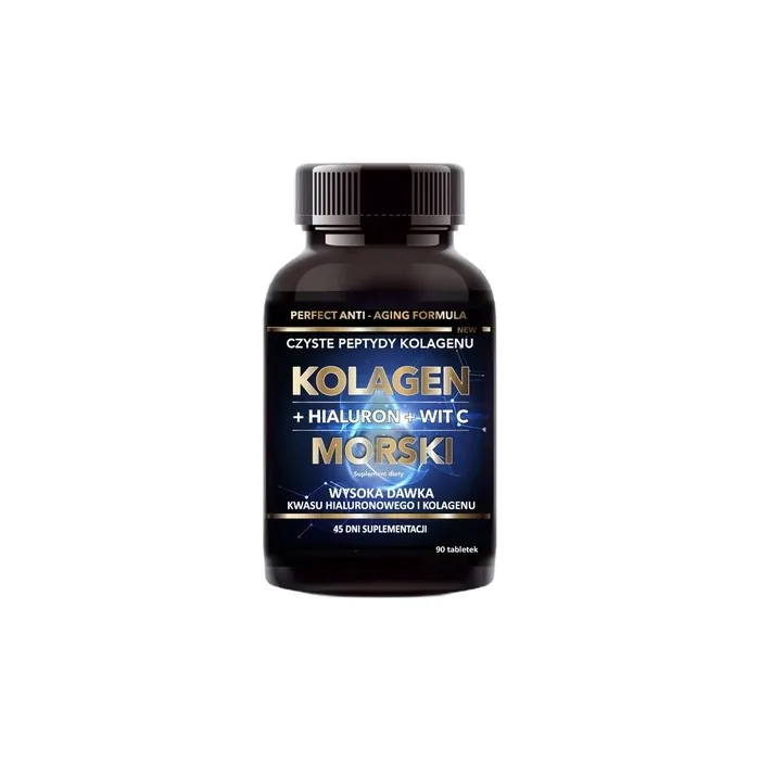 Intenson Marine Collagen With Hyaluronic Acid And Vitamin C 500 Mg Dietary Supplement 90 Tablets