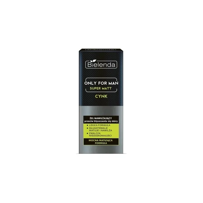 Bielenda Only For Men Super Mat Moisturizing Gel Against Shine 50ml