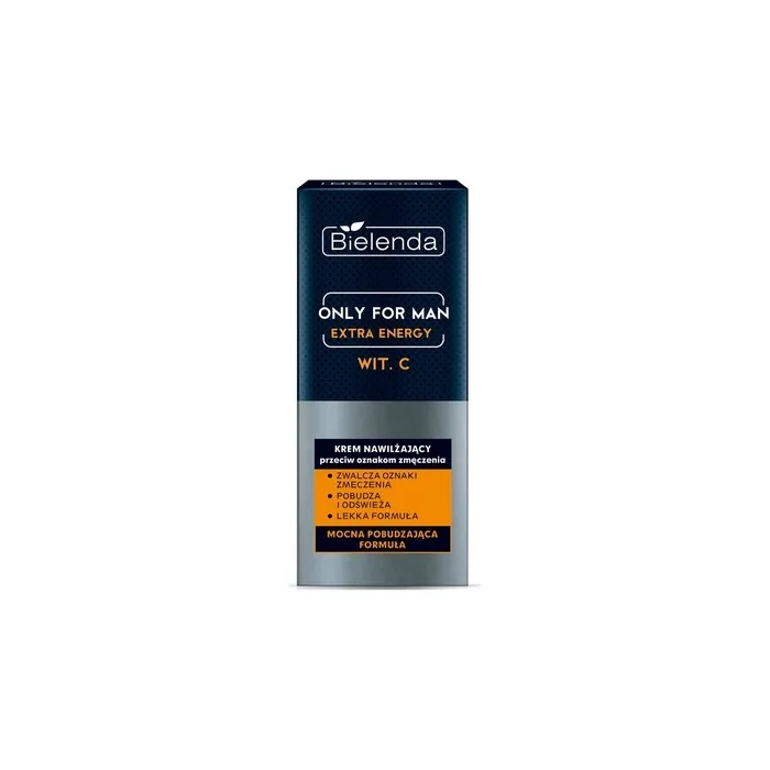 Bielenda Only For Men Extra Energy Moisturizing Cream Against Signs Of Fatigue 50ml