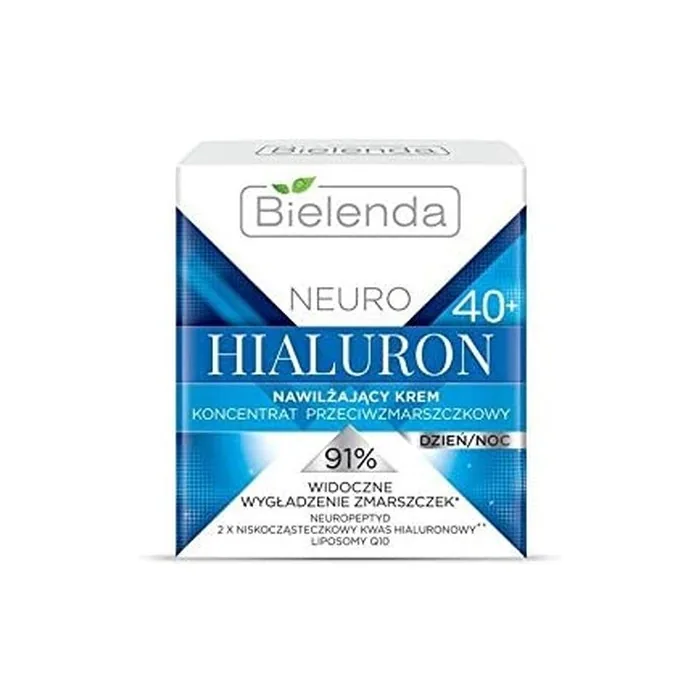 Bielenda Neuro Hialuron Moisturizing Anti Wrinkle Cream Concentrate 40+ Day Night 50ml