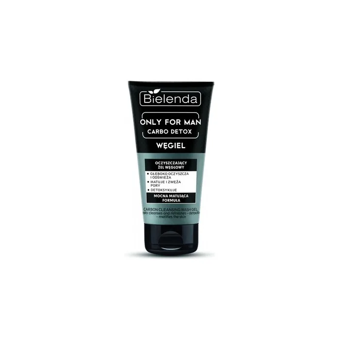 Bielenda Only For Men Carbo Detox Cleansing Charcoal Gel 150g