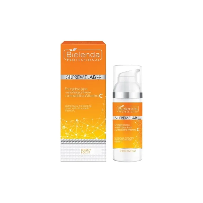 Bielenda Professional Supremelab Energy Boost Energizing And Moisturizing Cream With Ultra-Stable Vitamin C 50ml