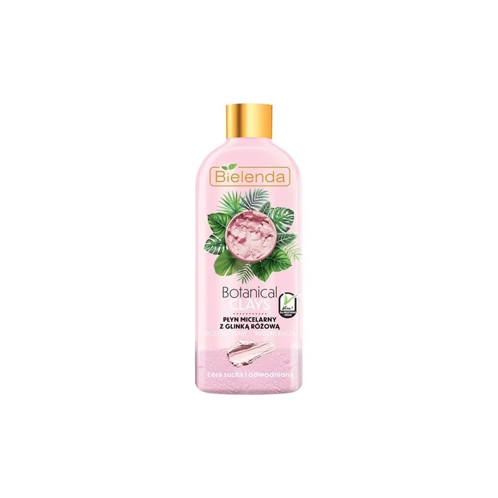 Bielenda Botanical Clays Micellar Liquid With Pink Clay For Dry And Dehydrated Skin 500ml