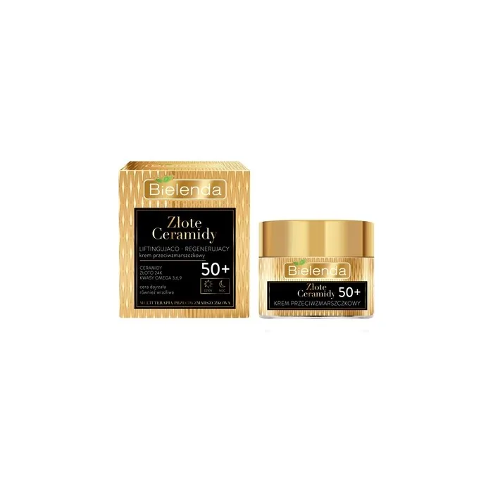 Bielenda Golden Ceramides Lifting And Regenerating Anti-Wrinkle Cream 50+ For Day And Night 50ml