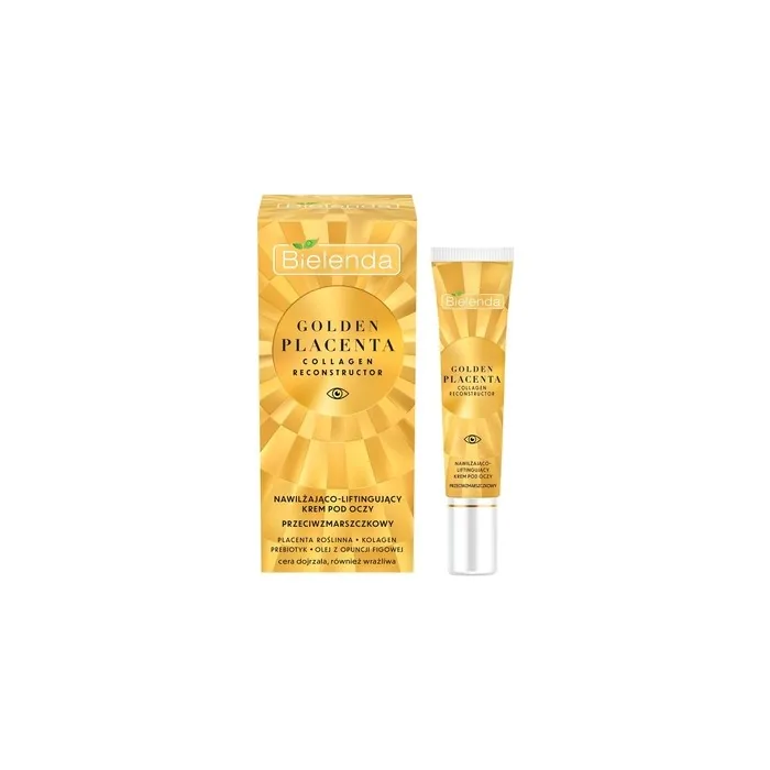 Bielenda Golden Placenta Collagen Reconstructor Moisturizing-Lifting Anti-Wrinkle Eye Cream 15ml