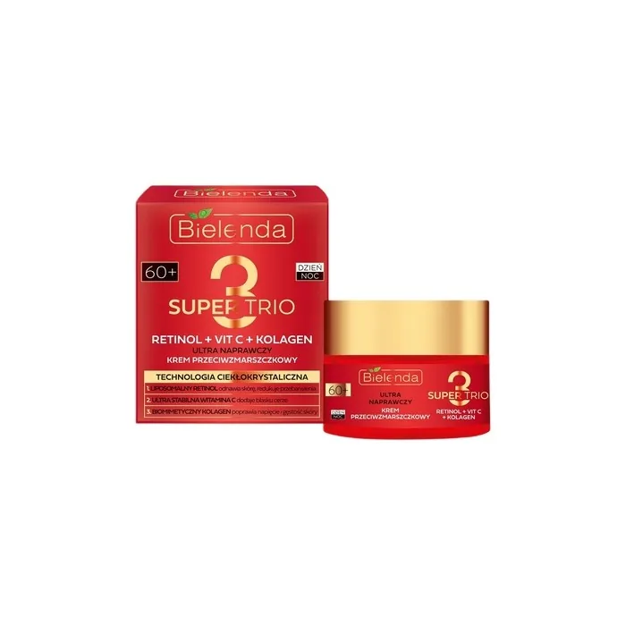 Bielenda Super Trio 60+ Ultra Repairing Anti-Wrinkle Cream For Day And Night 50ml