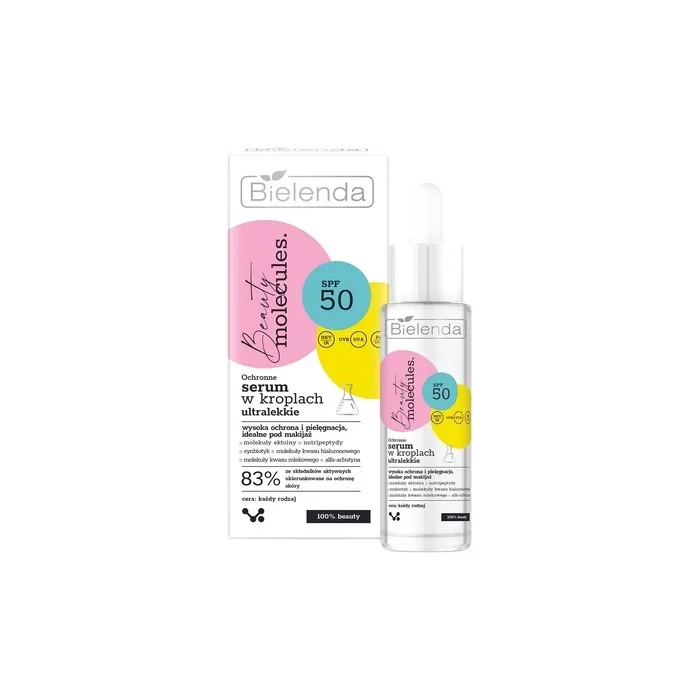 Beauty Molecules Protective Ultra-Light Serum Drops Spf50 30ml