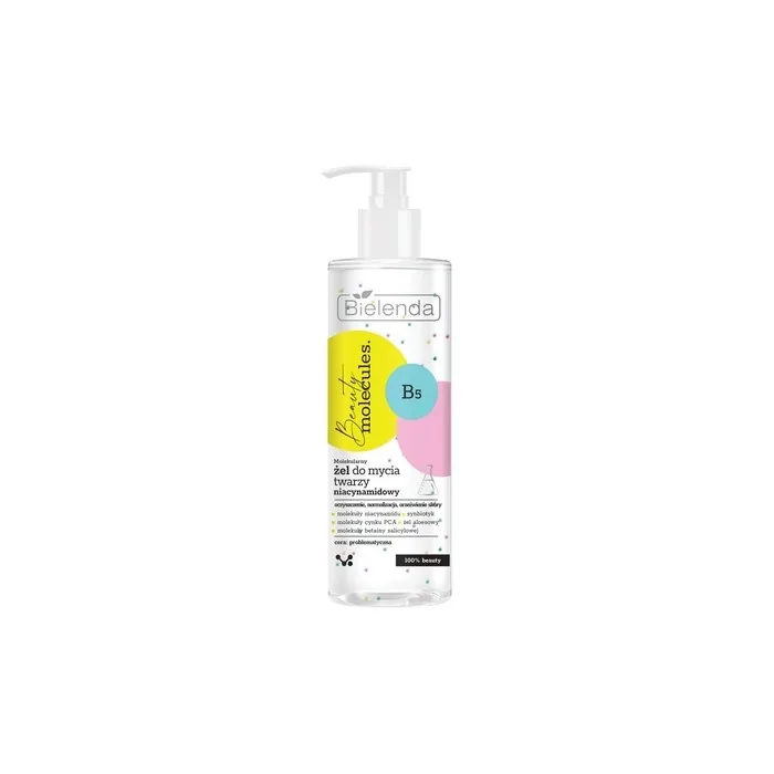 Bielenda Beauty Molecules Molecular Niacinamide Facial Cleansing Gel 195g