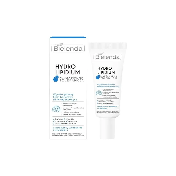 Bielenda Hydro Lipidium Maximum Tolerance High-Lipid Barrier Cream Strongly Regenerating 50ml