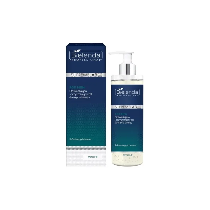 Bielenda Professional Supremelab Men Line Refreshing And Cleansing Face Wash Gel 200ml
