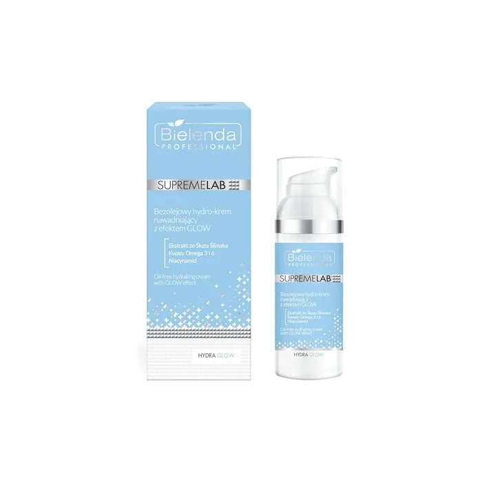 Bielenda Professional Supremelab Hydra Glow Oilfree Hydrating Cream With Glow Effect 50ml