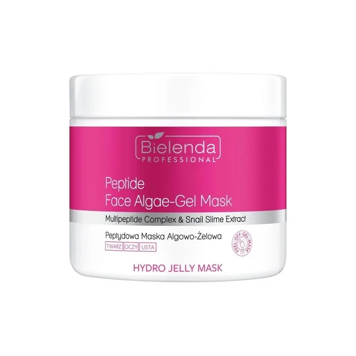Bielenda Professional Hydro Jelly Antiwrinkle Algae Gel Mask With Peptides And Snail Slime 190g