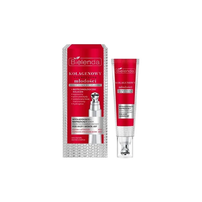Bielenda Collagen Youth Stimulator Anti-Wrinkle Cream For Eyes And Around The Mouth 15ml
