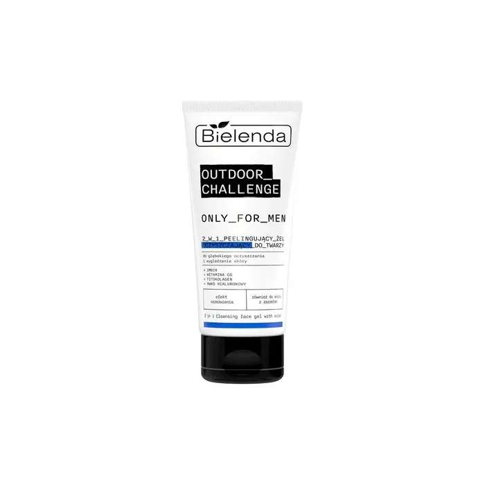 Bielenda Only For Men Outdoor Challenge 2in1 Peeling Cleansing Gel For Face 150g