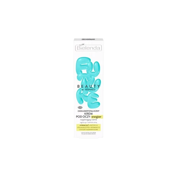 Bielenda Future Beauty Liquid Crystal Cream Energizer For Eyes Brightening Dark Circles 15 Ml