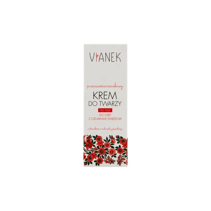 Vianek Anti-Wrinkle Night Cream For Aging Skin 50ml
