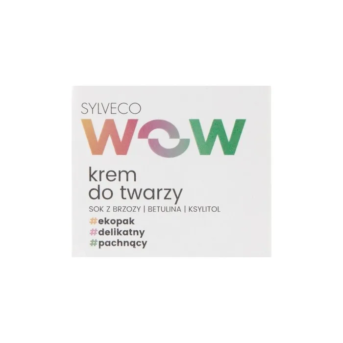 Sylveco Wow Light Cream For Young Skin Day And Night With Birch Juice, Betulin And Xylitol 50ml