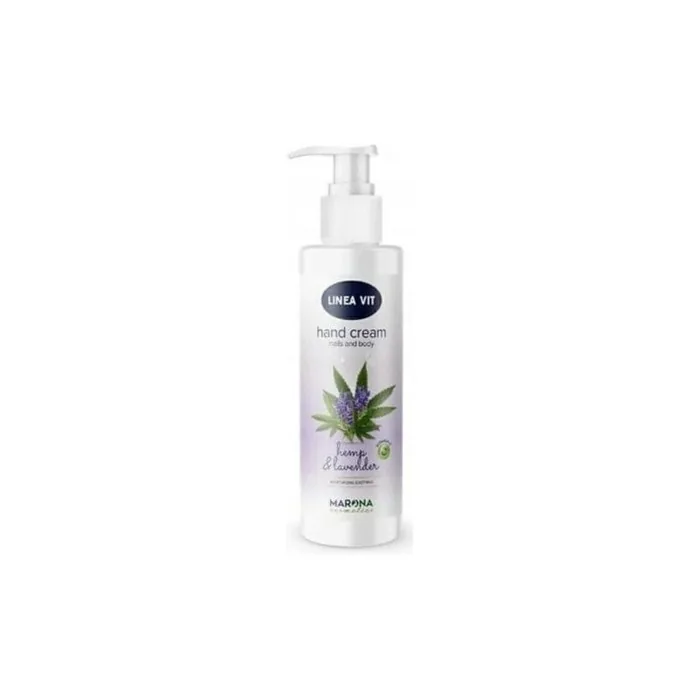 Marona Hand and Body Cream Balm Linea Vit 200ml with Hemp and Lavender