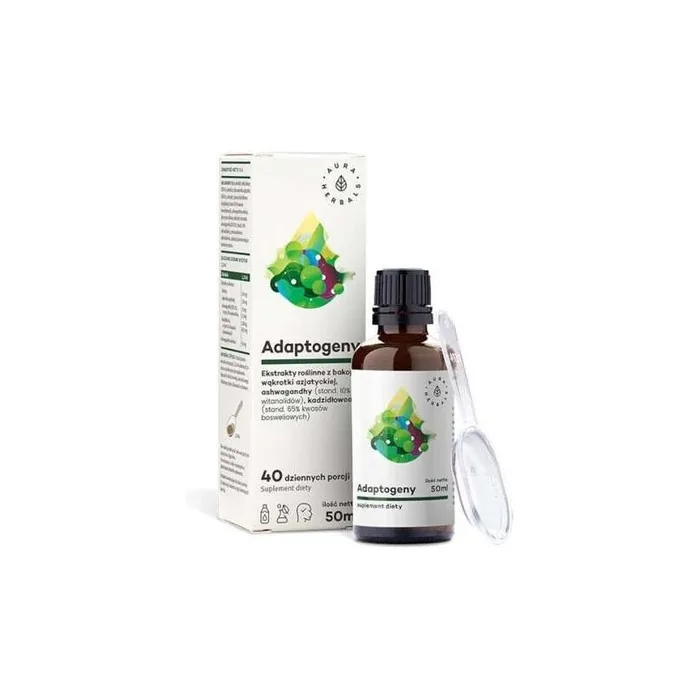 Aura Herbals Adaptogens 100% Natural Plant Extracts 50ml