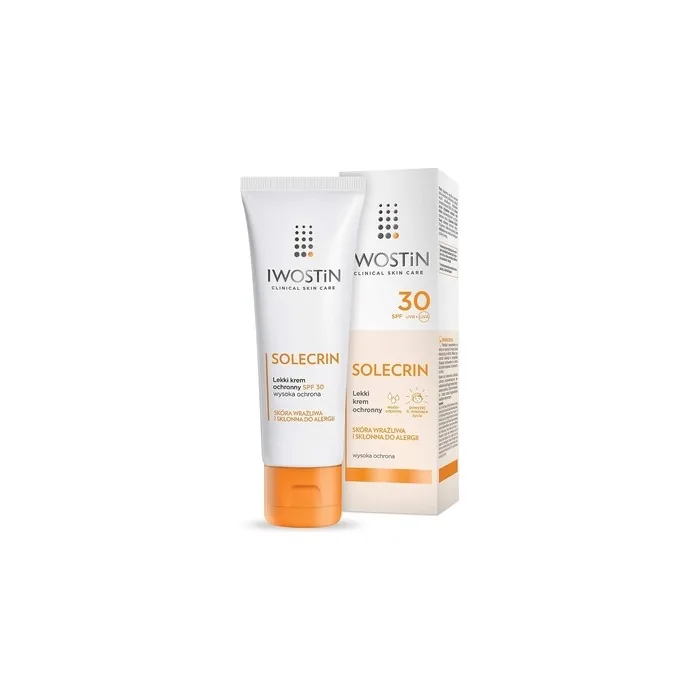 Iwostin Solecrin Light Protective Cream SPF 30 Face Sunscreen 50ml