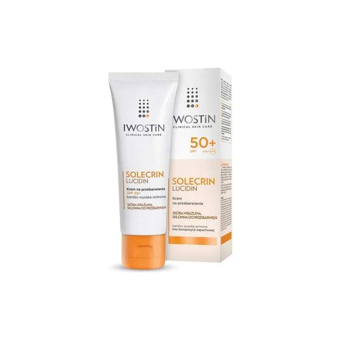 Iwostin Solecrin Lucidin Color Cream with Felt SPF 50+ Sunscreen 50ml