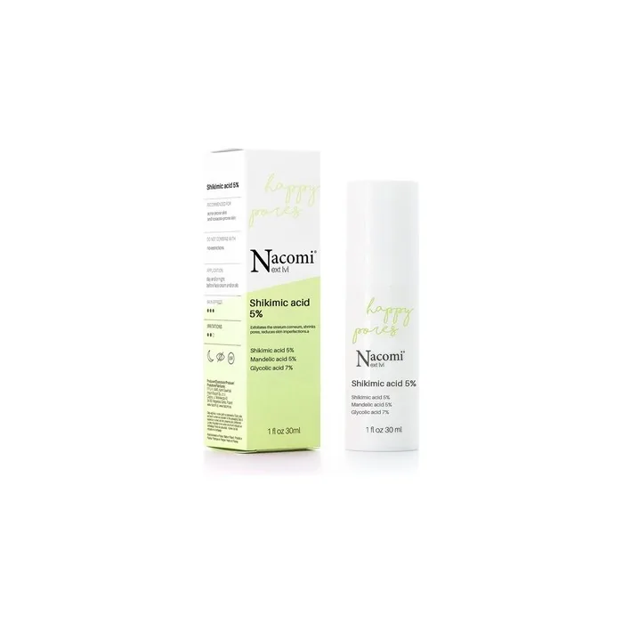Nacomi Next Level Shikimic Acid 5% Serum For Problematic Skin With Enlarged Pores - 30ml