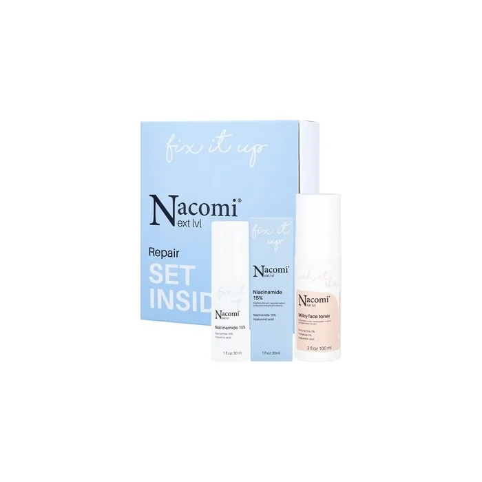 Nacomi Next Level Repair Regenerating Set: Toner 100ml Serum 30ml